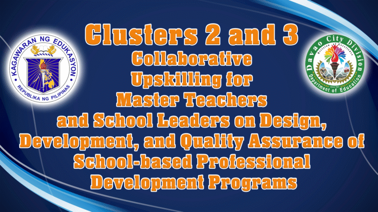 Cluster 2 and 3 Collaborative Upskilling